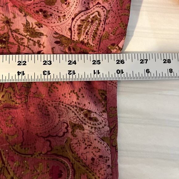 Vintage Lane Bryant Womens Fairy Whimsical Boho Romantic Blouse Size 22/24 Sheer - Picture 9 of 10